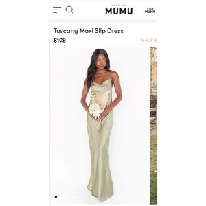 Tuscany maxi slip dress- show me your mumu